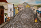 Guatemalan Street Oil  48"x72"  Commissioned Piece (SOLD)