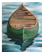 Solitary Canoe